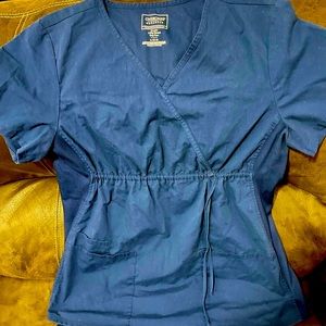 Cherokee workwear 2-way stretch navy maternity scrubs